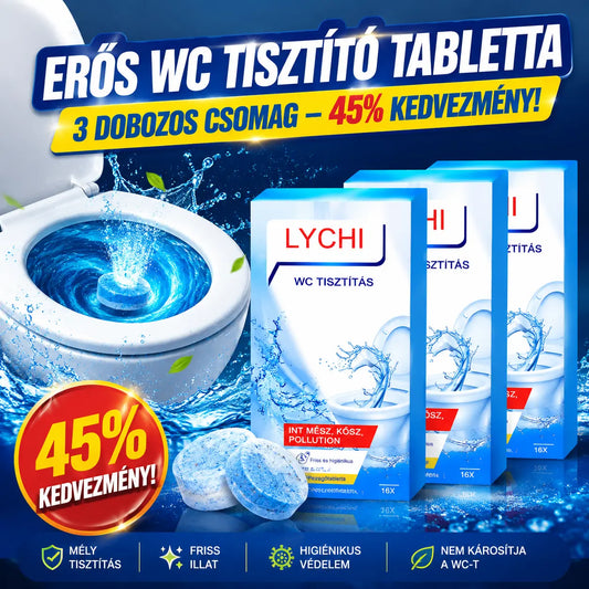 🌟【3 doboz】【45% OFF】Erős WC-tisztító pezsgőtabletták