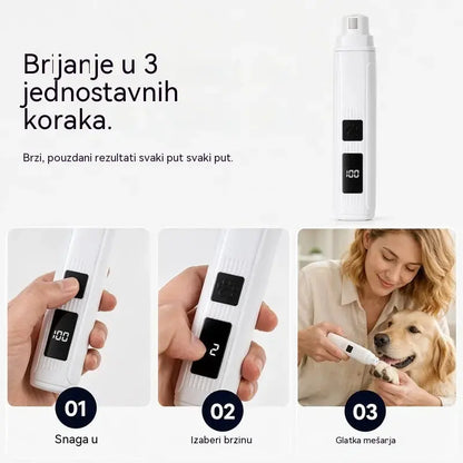 🔥【Kupite 1, dobijte 1 gratis】🐱🐶 Električna turpija za nokte za kućne ljubimce s LED indikatorom napajanja