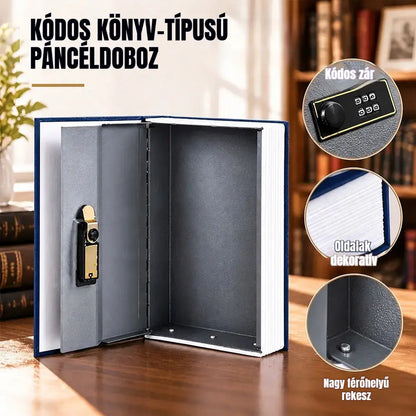 🔐📚 Könyv alakú rejtett széf
