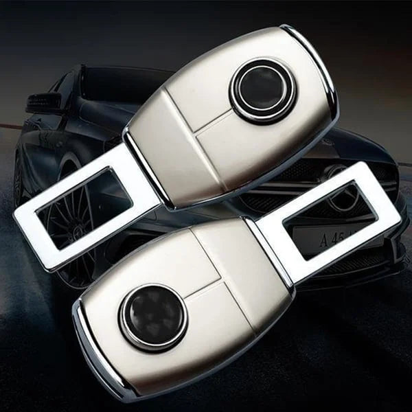 🔥【Compra 1 y llévate 1 gratis】🔥【2 piezas】🚗👍 Extensor metálico para el cinturón de seguridad del coche: diseño extendido para un viaje más cómodo.