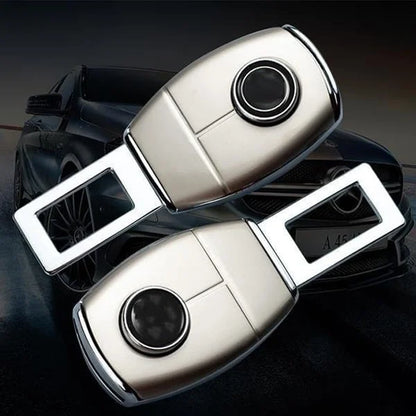 🔥【Compra 1 y llévate 1 gratis】🔥【2 piezas】🚗👍 Extensor metálico para el cinturón de seguridad del coche: diseño extendido para un viaje más cómodo.