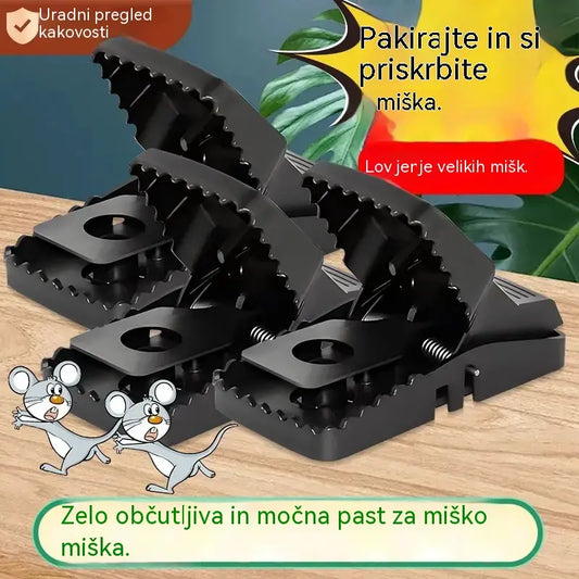 🔥【6 kosov】🐹🐭 Zelo občutljiva past za miši za večkratno uporabo