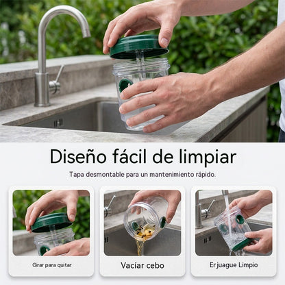 【2 piezas 26 €】🐝☀️ Trampa solar para avispas para patios y jardines 🔋🌿 – Altamente eficiente, recargable, resistente a la intemperie, cubre hasta 500 metros cuadrados.
