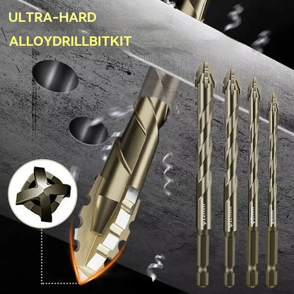 【4+5+6+8+10+12 mm】 | Set ekscentričnih svrdala s 5 žljeba za teške uvjete rada
