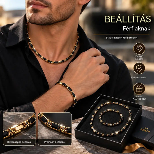 ⏳🔥 50% kedvezmény – csak korlátozott ideig! ⏰ Csillogó ékszerszett: merész, elegáns és prémium minőségű 💎✨