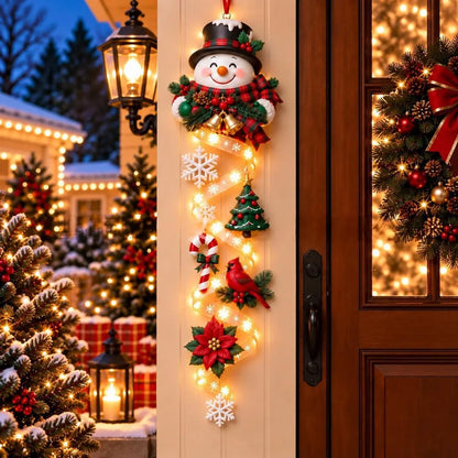 🎄🎅Karácsonyi díszek – hóember, Mikulás, mézeskalács ember