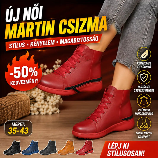🔥🌸【35-43】Új divatos női Martin csizma nagy méretben