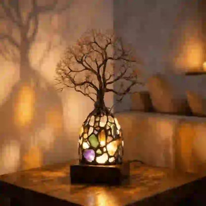 ✨ Aporta energía positiva y paz a tu hogar con esta preciosa lámpara con forma de árbol.