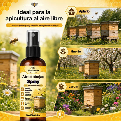 🐝🐝【Compra 1 y llévate 2 gratis】Spray natural para atraer abejas al aire libre.