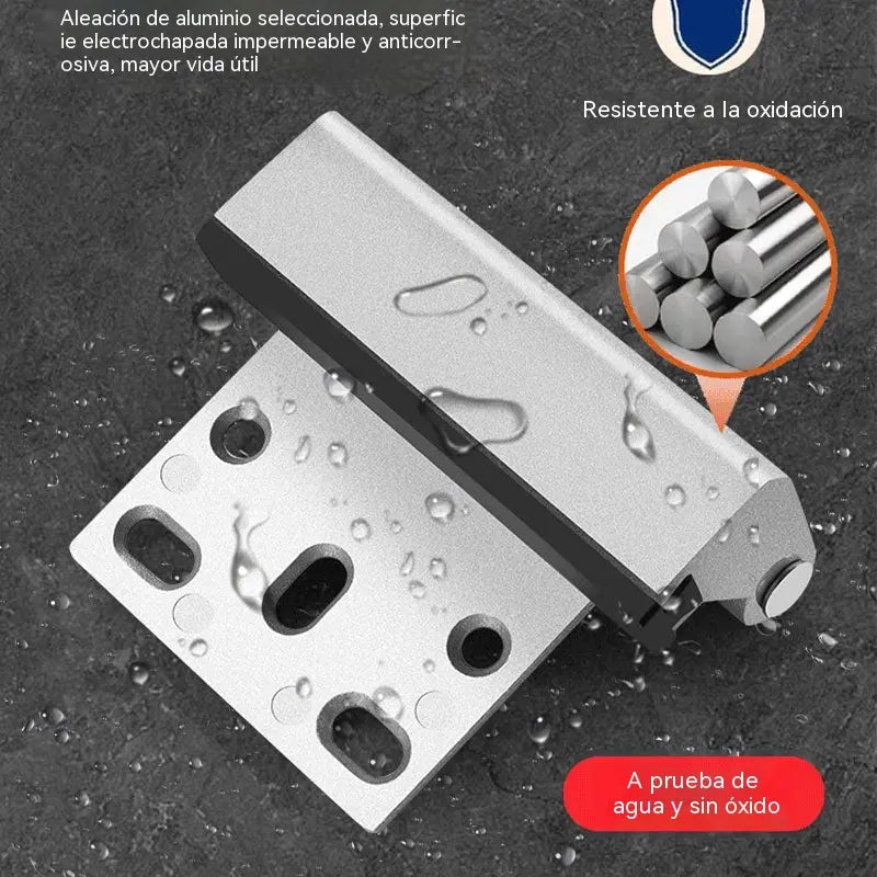 ❄️¡Oferta de verano: 50% de descuento! 🏡🚪🔒 Cerradura de seguridad y refuerzo para puertas: pestillo secundario de uso exclusivo desde el interior para puertas compatibles que abren hacia adentro.