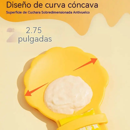 🥳Oferta por tiempo limitado🥳💞【5 por 25 €】😺¡Cuchara para alimentar gatos! Sin BPA, fácil de apretar con una mano, diseño de boca ancha. Alimentación higiénica: ¡abastécete ahora! ✅