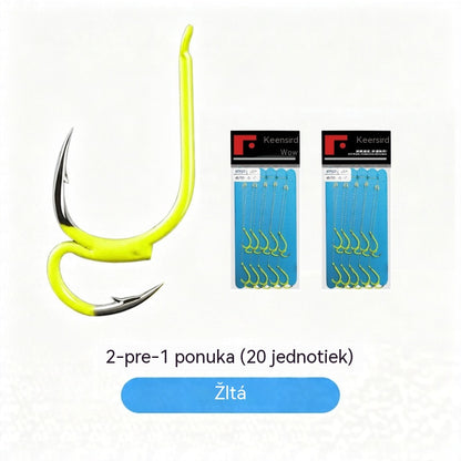 🔥🔥 Kúpte 1 a druhý získate zadarmo 🔥 20 kusov za 22 eur ❤️‍🔥Klasické ultraostré dvojité rybárske háčiky