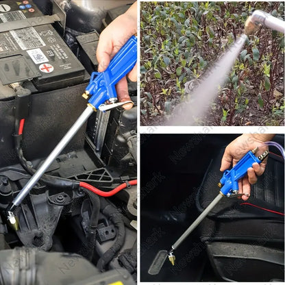 🚗💦 Pistola de Limpieza Neumática 2 en 1 – Aire Potente y Agua a Presión para una Limpieza Profunda 🔥