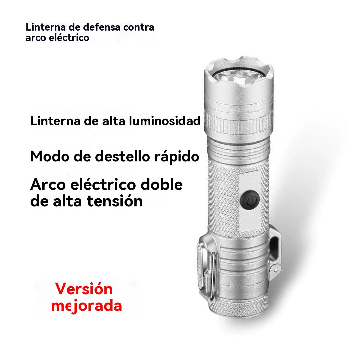 🎁50%OFF🎁Linterna de autodefensa de arco 4 en 1