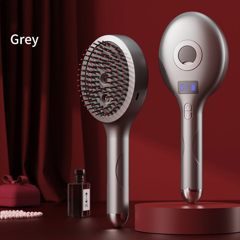 💆‍♀️Peine de masaje con spray que relaja el cuero cabelludo, peine de masaje para peinar y cuidar el cabello en casa con masaje vibratorio.