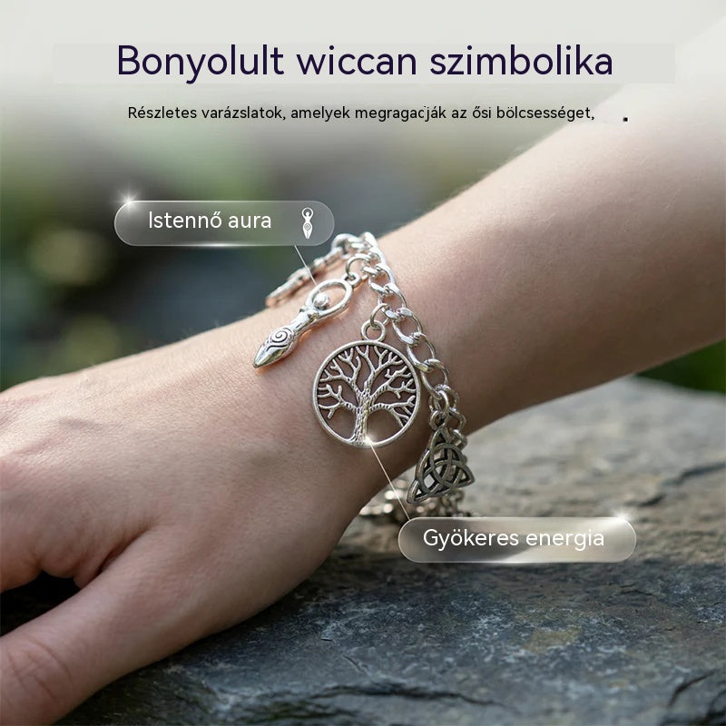 🌈Misztikus hangulatú vintage charmos karkötő nőknek – Mennyei, gótikus és bohém ékszerek 🔮✨