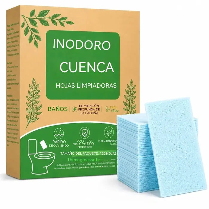 🔥🎉 [120 tabletas] 💦 Tabletas de limpieza para inodoro de disolución instantánea — Limpieza fresca, práctica y altamente eficaz 💧