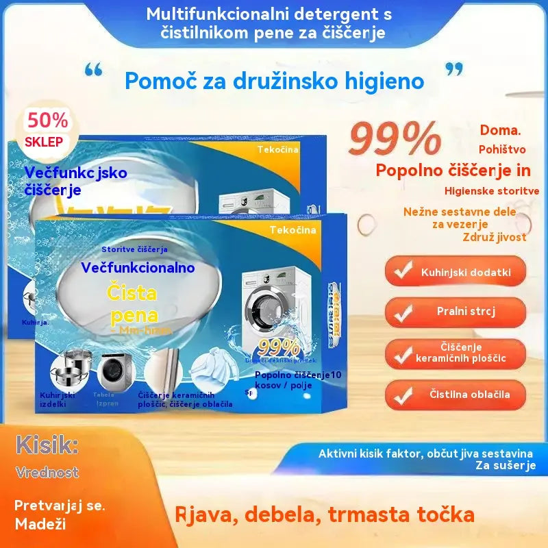 🎁【Najnovejše raziskave in razvoj na Japonskem】Večfunkcijske šumeče čistilne tablete