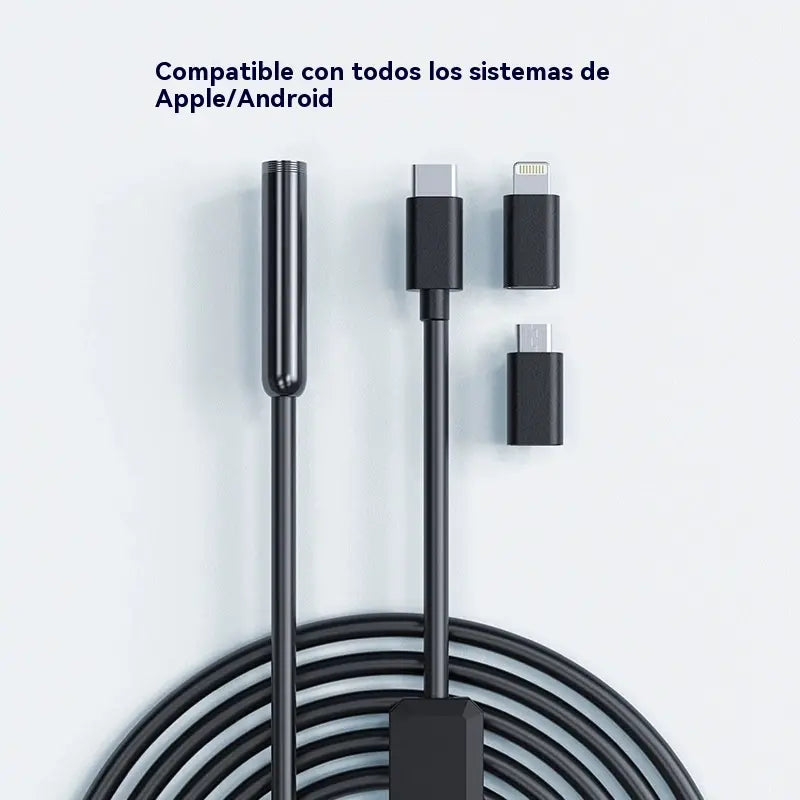 ⏳¡50 % de descuento por tiempo limitado! 🔍 Cámara endoscópica HD resistente al agua para Android y iPhone
