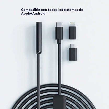 ⏳¡50 % de descuento por tiempo limitado! 🔍 Cámara endoscópica HD resistente al agua para Android y iPhone