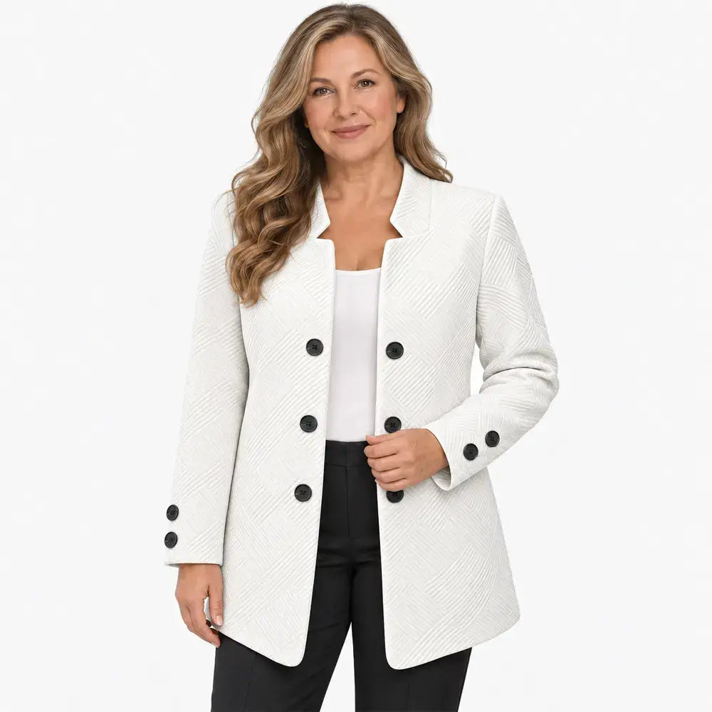 ✨【S-5XL】 Stílusos őszi/téli kétsoros blézer (3 gombos fazon)