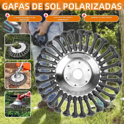🔥【6 pulgadas】Accesorios de alambre para deshierbar, herramientas para deshierbar el jardín