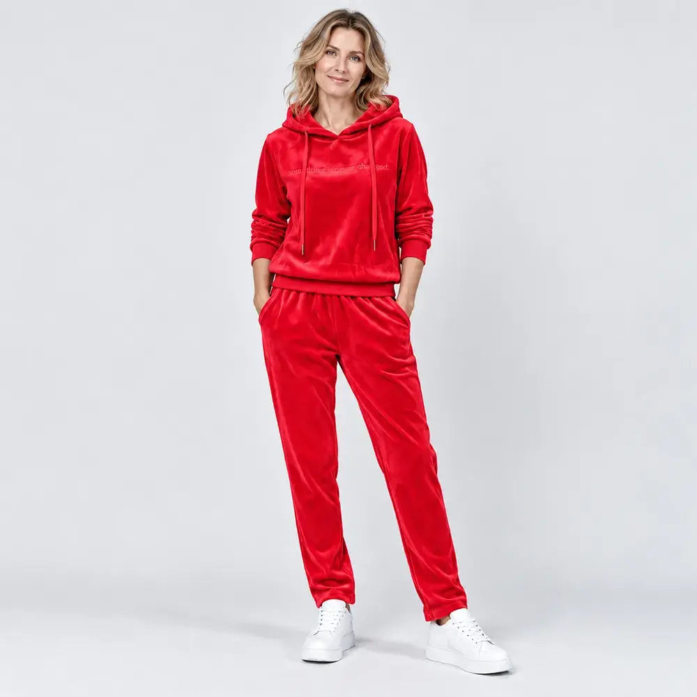 ✨【M-4XL】Női 2 részes sport szett 2026 – Kapucnis cipzáras felső + nadrág, őszi/téli, laza fazon, sportos🥰