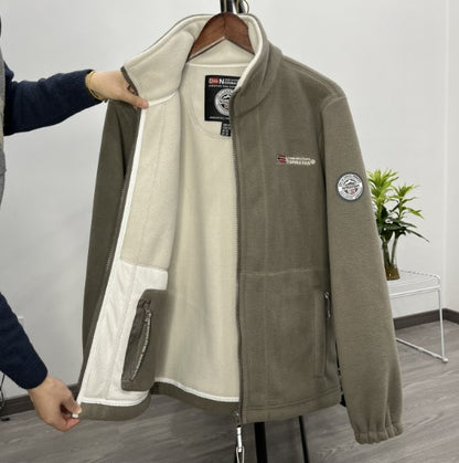 【XS-3XL】Chaqueta de terciopelo grueso de lana de talla grande informal cálida de otoño e invierno para hombre【30%OFF】