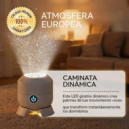 💖🌙【50% de descuento】🌌✨Lámpara proyector de cielo estrellado dinámico | Luz y sombra giratorias, creando una atmósfera de ensueño