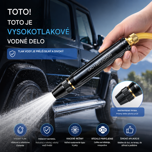 💦【2 artículos por 20 euros】Posledný deň so zľavou 55 %: vysokotlaková striekacia pištoľ na domáce použitie.