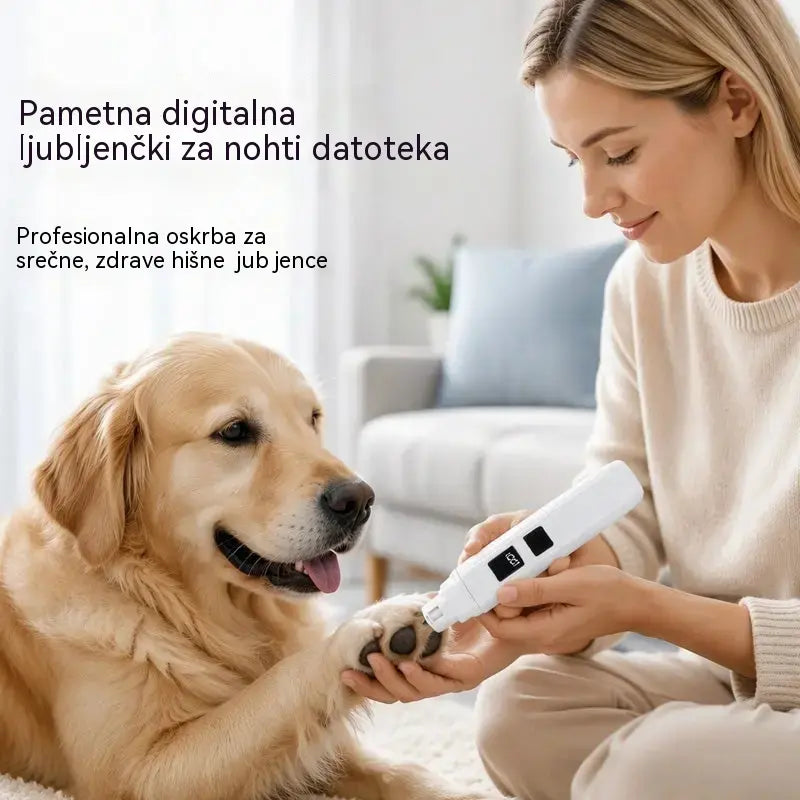 🔥【Kupite 1, dobite 1 gratis】🐱🐶 Električna pilica za nohte za hišne ljubljenčke z LED indikatorjem napajanja