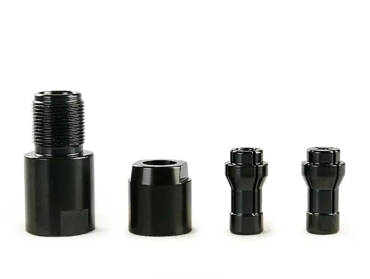 ⚙️ Sarokcsiszoló-átalakító készlet 🔧 3 mm/6 mm-es kettős befogópatron – 100-as típusú sarokcsiszoló-adapter faragáshoz és polírozáshoz
