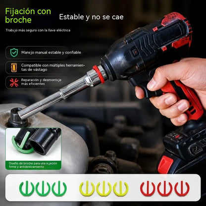 🔥【Set de 30 piezas】🧰 Clips de retención para vasos de llave de impacto eléctrica (instalación rápida)