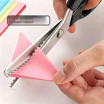 🔥Kupite 1, dobite 1 gratis✂️ Profesionalne nazobčane škarje - ostre, nazobčane škarje za blago