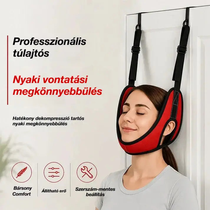 💥Nyaklehúzó készülék ajtóra akasztható, hogy csökkentse a nyakfájdalmat.