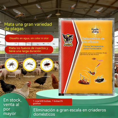 【10 piezas】Spray especial para matar mosquitos y moscas para granjas de cría