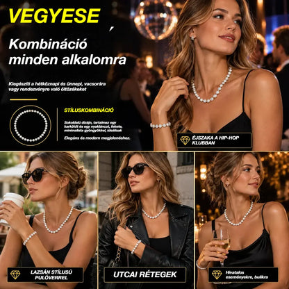 💎 Spórolj akár 50%-ot! ✨ Uniszex hip-hop stílusú nyaklánc strasszokkal és gyönyörű, hibátlan galvanizált felülettel: trendi városi táncstílus, amely merészen tükrözi a személyiségedet. 🎤