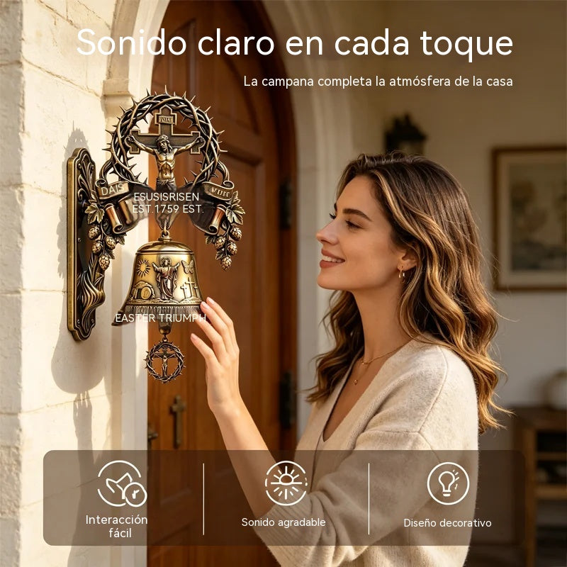 🔔¡El símbolo de fe y esperanza para tu hogar! —— Campana de pared «Triunfo»