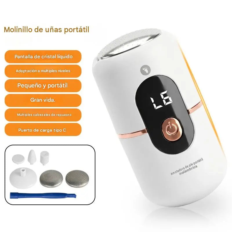 Nueva rueda eléctrica compacta 5 en 1 para pedicura automática.