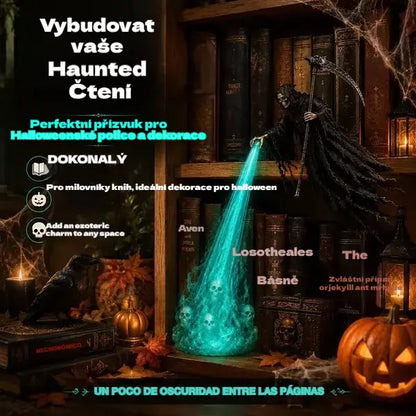 🎃🔥 3D Dekorativno LED svjetlo s anđelom | Dekoracija za policu s maštovitim osvjetljenjem