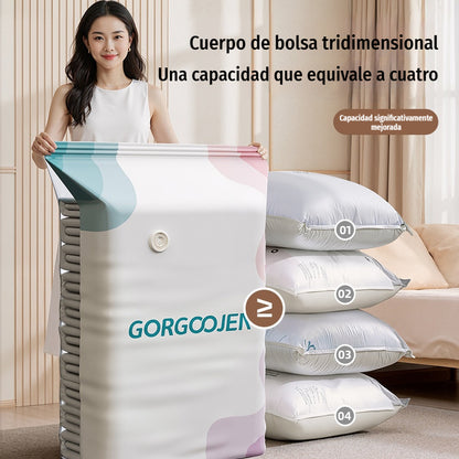 🧳 5 artículos por 28 euros 💨 Bolsa de almacenamiento al vacío grande y compresible: no requiere bomba, es a prueba de fugas e ideal para ahorrar espacio en maletas y en casa ✈️