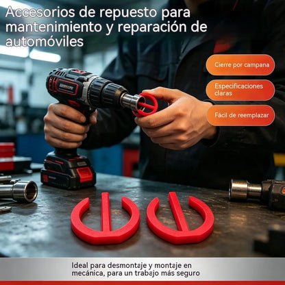 🔥【Set de 30 piezas】🧰 Clips de retención para vasos de llave de impacto eléctrica (instalación rápida)