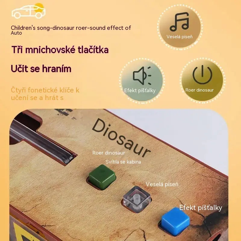 🦖🚛 Dinosauří náklaďák, který ukládá, vyváží a baví! 🎵✨