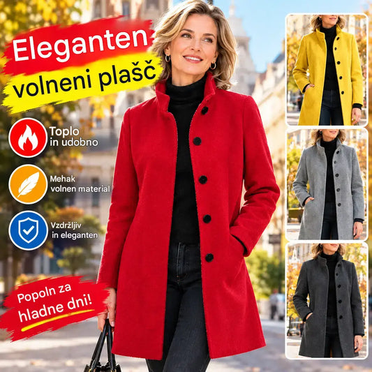 🍁🔥Posebna ponudba za črni petek🔥【S-5XL】Volnen plašč v retro slogu