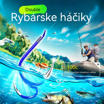 🔥🔥 Kúpte 1 a druhý získate zadarmo 🔥 20 kusov za 22 eur ❤️‍🔥Klasické ultraostré dvojité rybárske háčiky