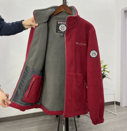 【XS-3XL】Chaqueta de terciopelo grueso de lana de talla grande informal cálida de otoño e invierno para hombre【30%OFF】