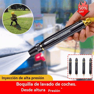 🔥【30% OFF】💧🚗Nueva boquilla de lavado de autos de alta presión, universal para regar flores, lavar autos y limpiar el suelo