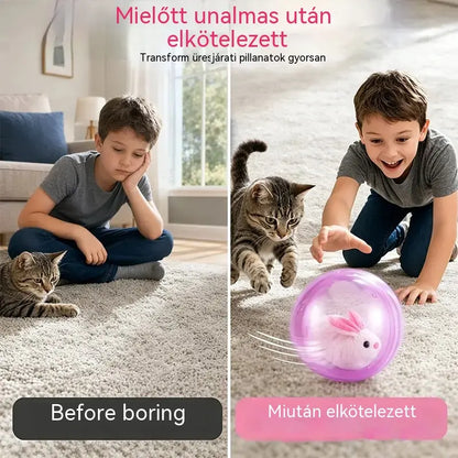 🥳2026 legkelendőbb terméke!🥳💞 Több mint 50 000 eladott darab! 💖🐱Interaktív, állat alakú guruló labda