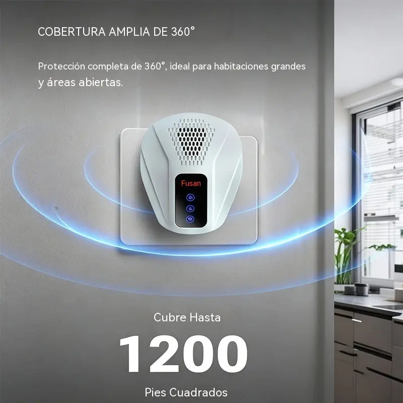 ❌🐭 Repelente de ratones por ultrasonidos silencioso de 360°