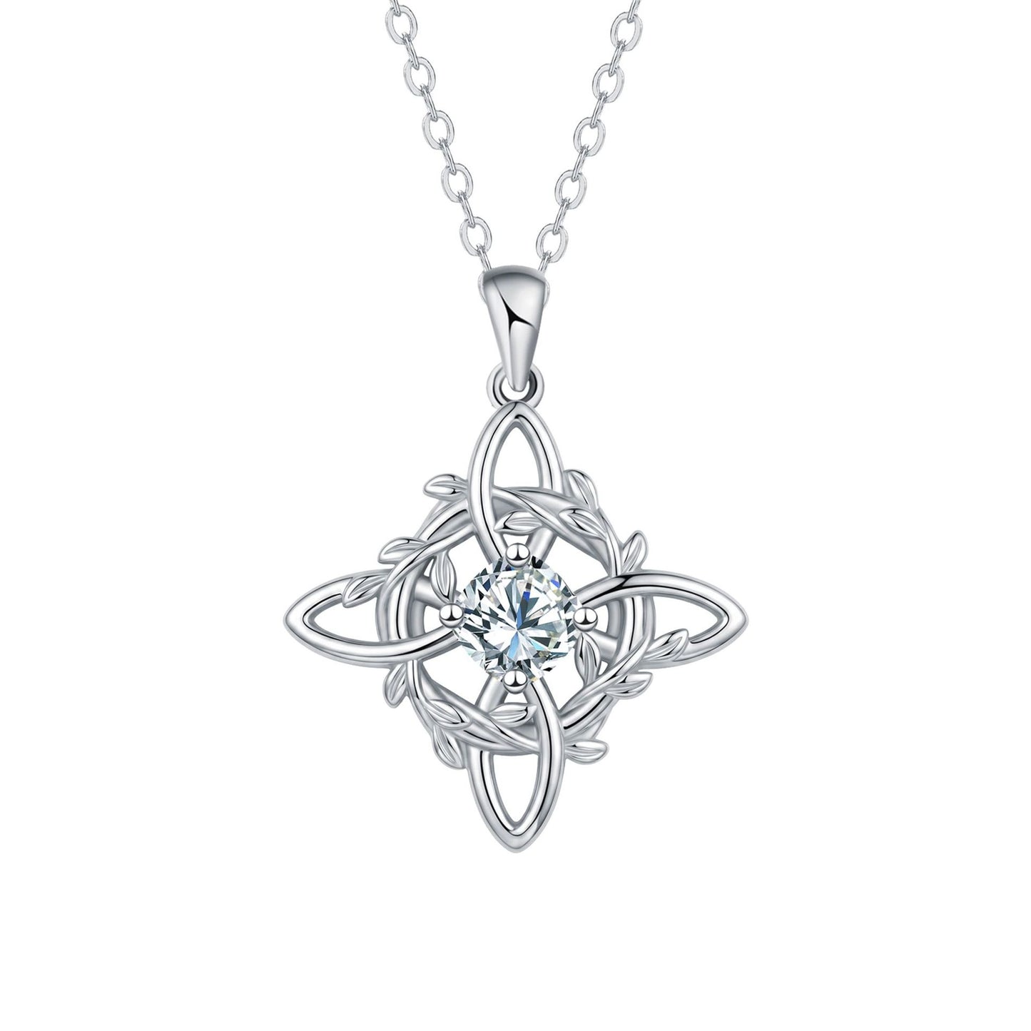 【Compra 1 y llévate 1 gratis】2 pieza 26 euros💥Collar místico de nudo de bruja con piedra de nacimiento 🔮💞 Protege a tus seres queridos